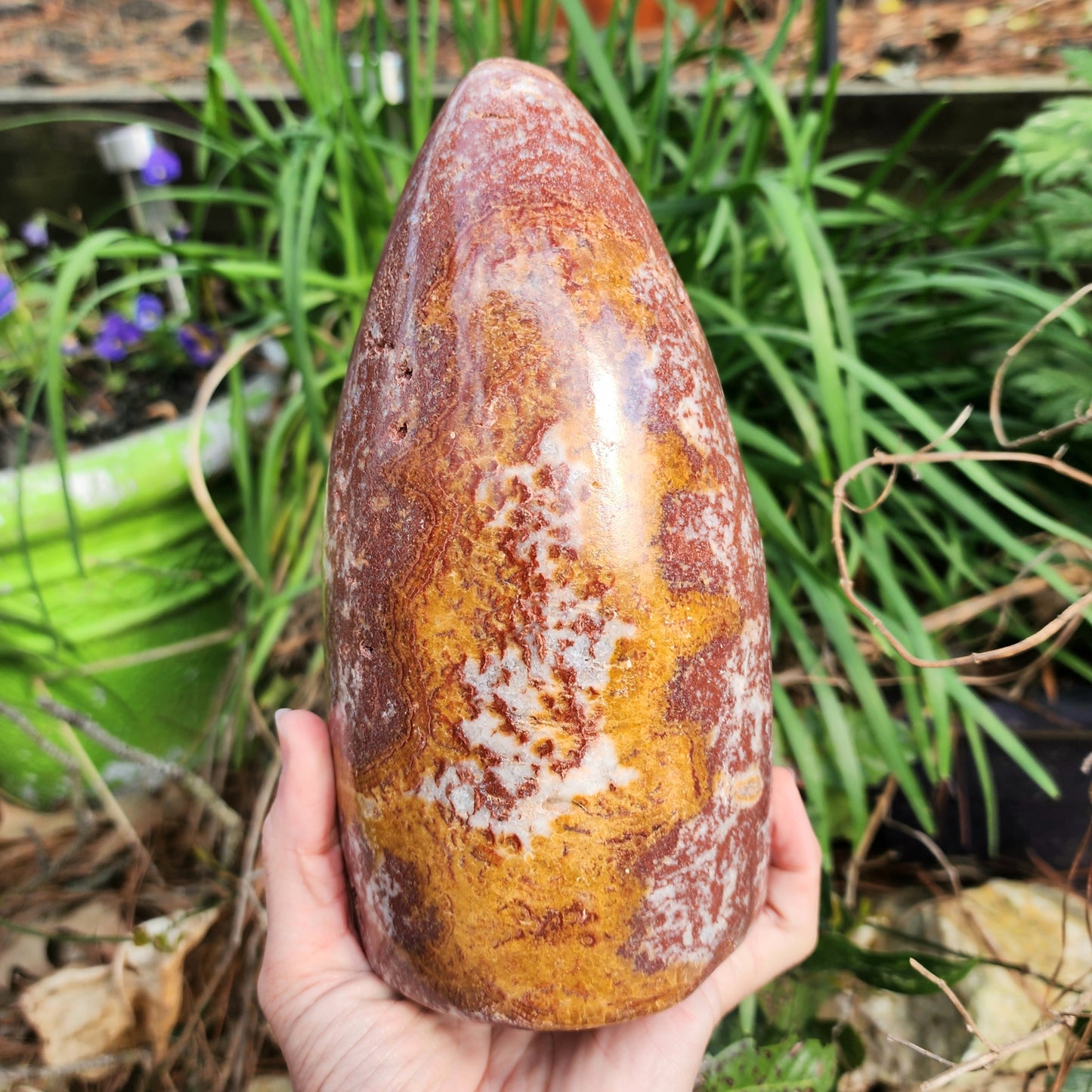 Red Banded Calcite Freeform