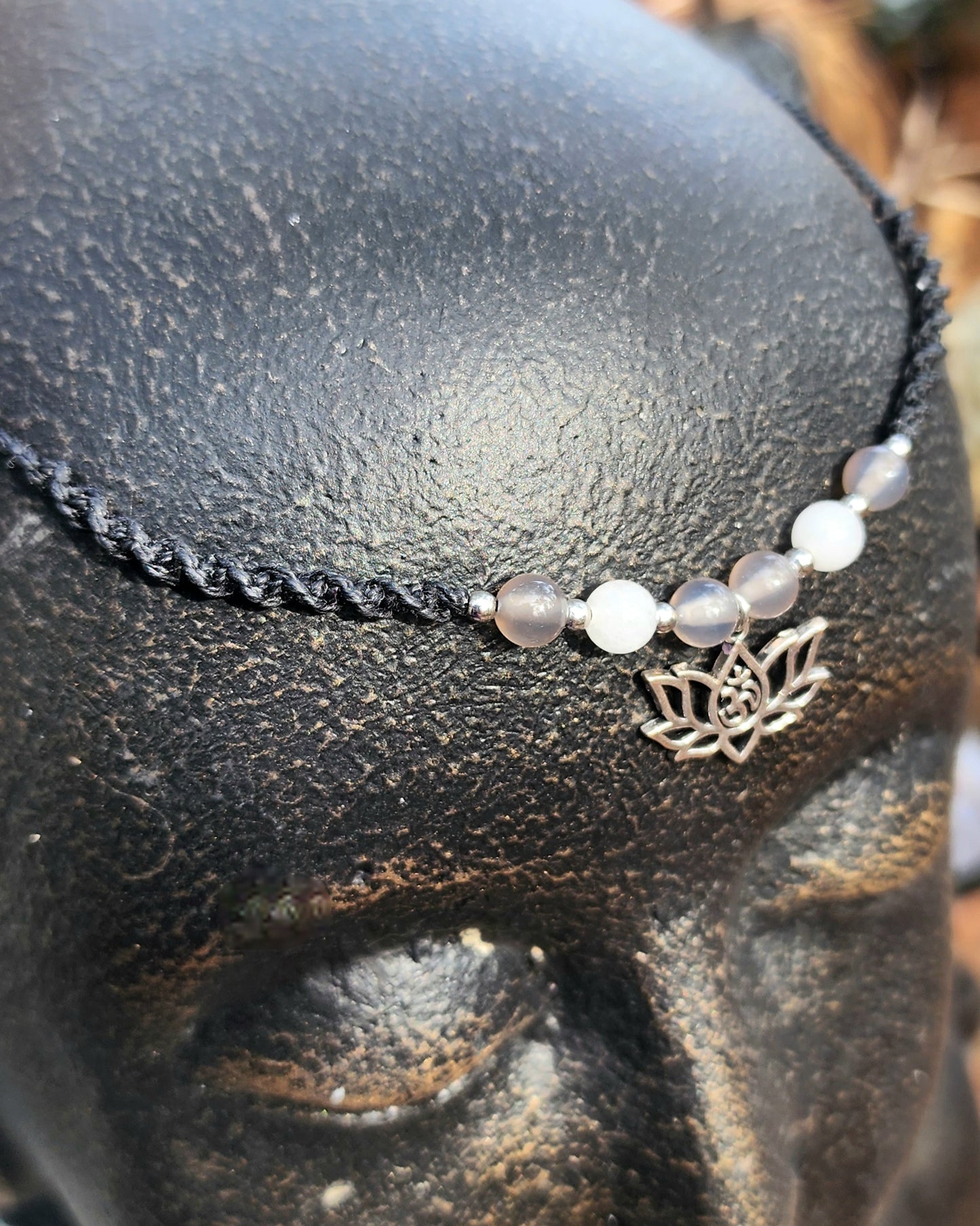 Lotus Macrame Choker or Fairy Crown