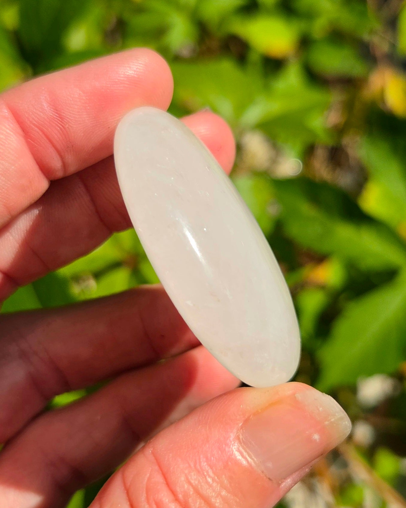 Clear Quartz Palm Stones
