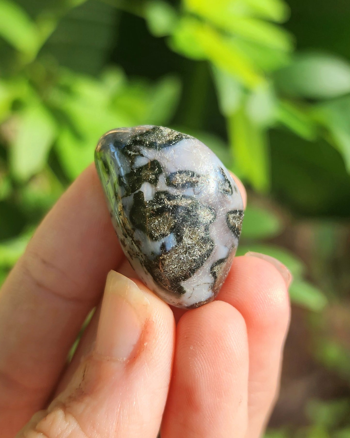 Indigo Gabbro Tumble aka Mystic Merlinite