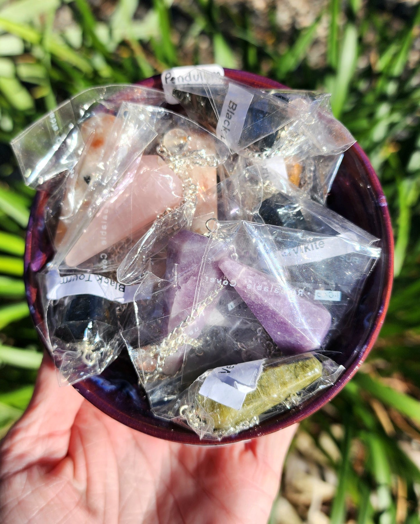 Intuitively Selected Crystal Pendulum