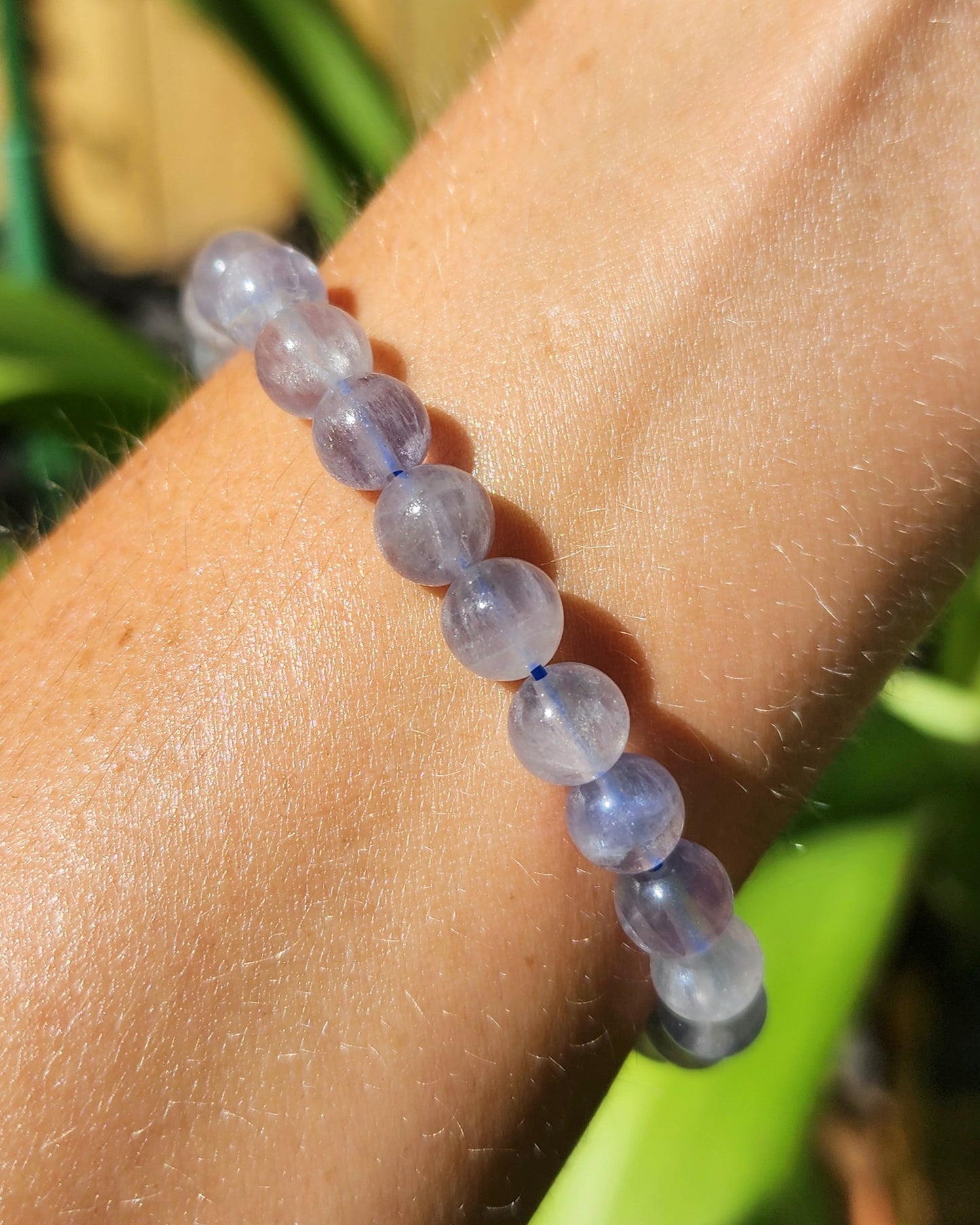 Blue Fluorite Stretchy Bracelet
