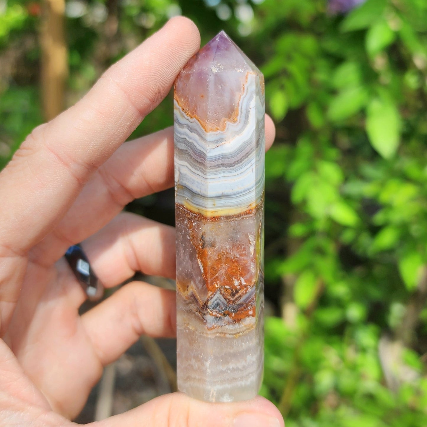 Crazy Lace Amethyst Tower