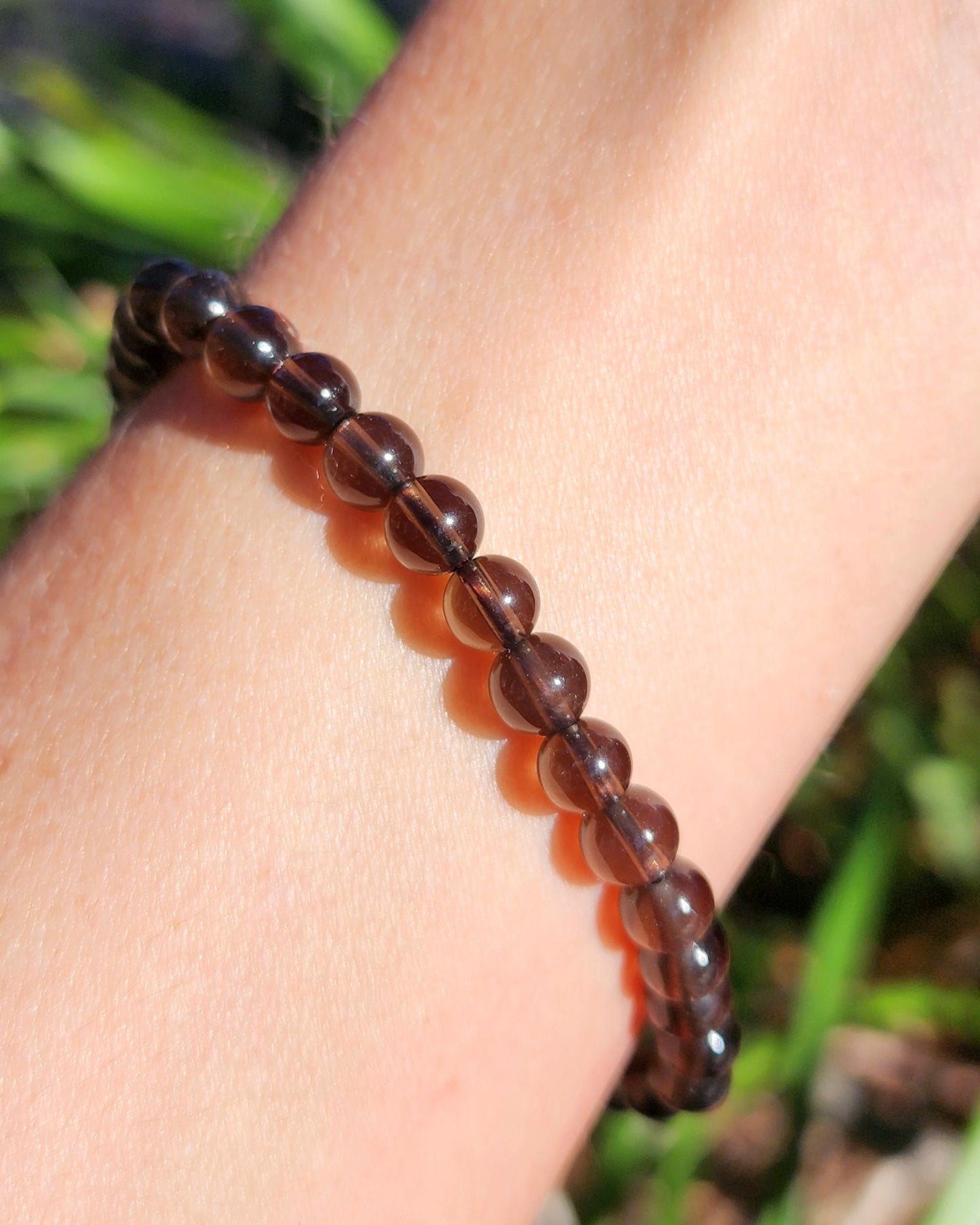 Smoky Quartz Stretchy Bracelet