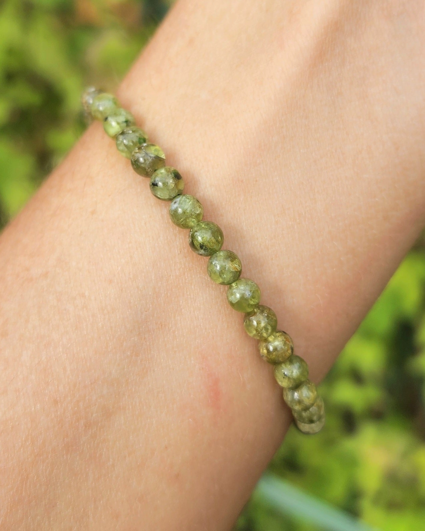 Peridot Stretchy Bracelet