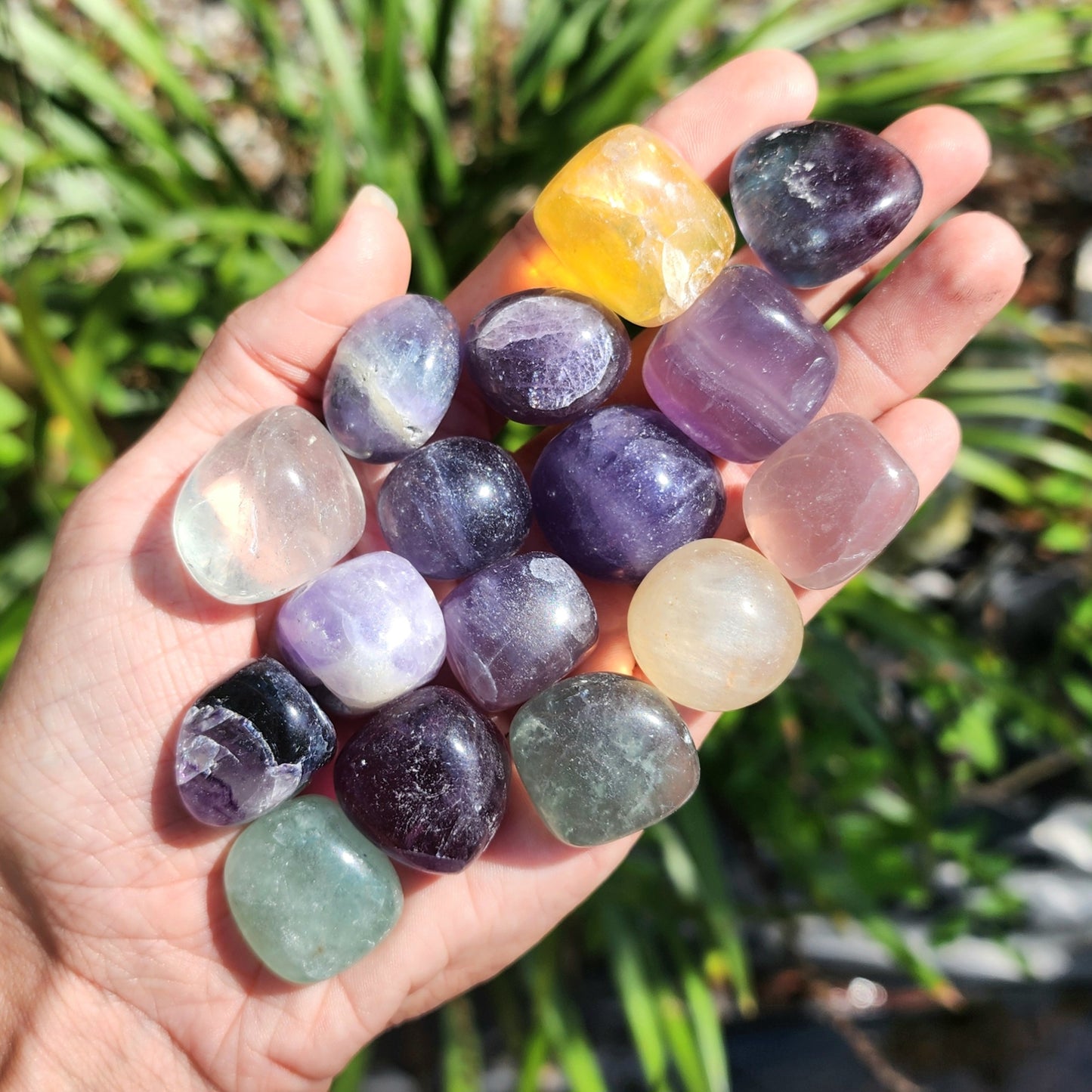 Rainbow Fluorite Tumble