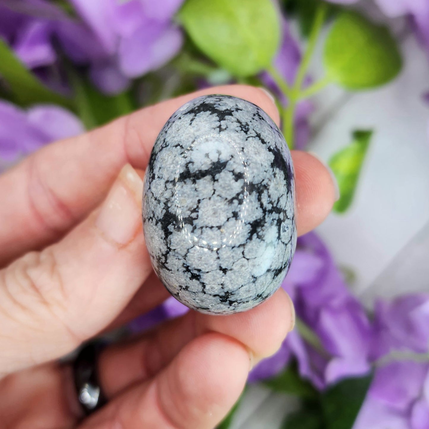Snowflake Obsidian Tumble