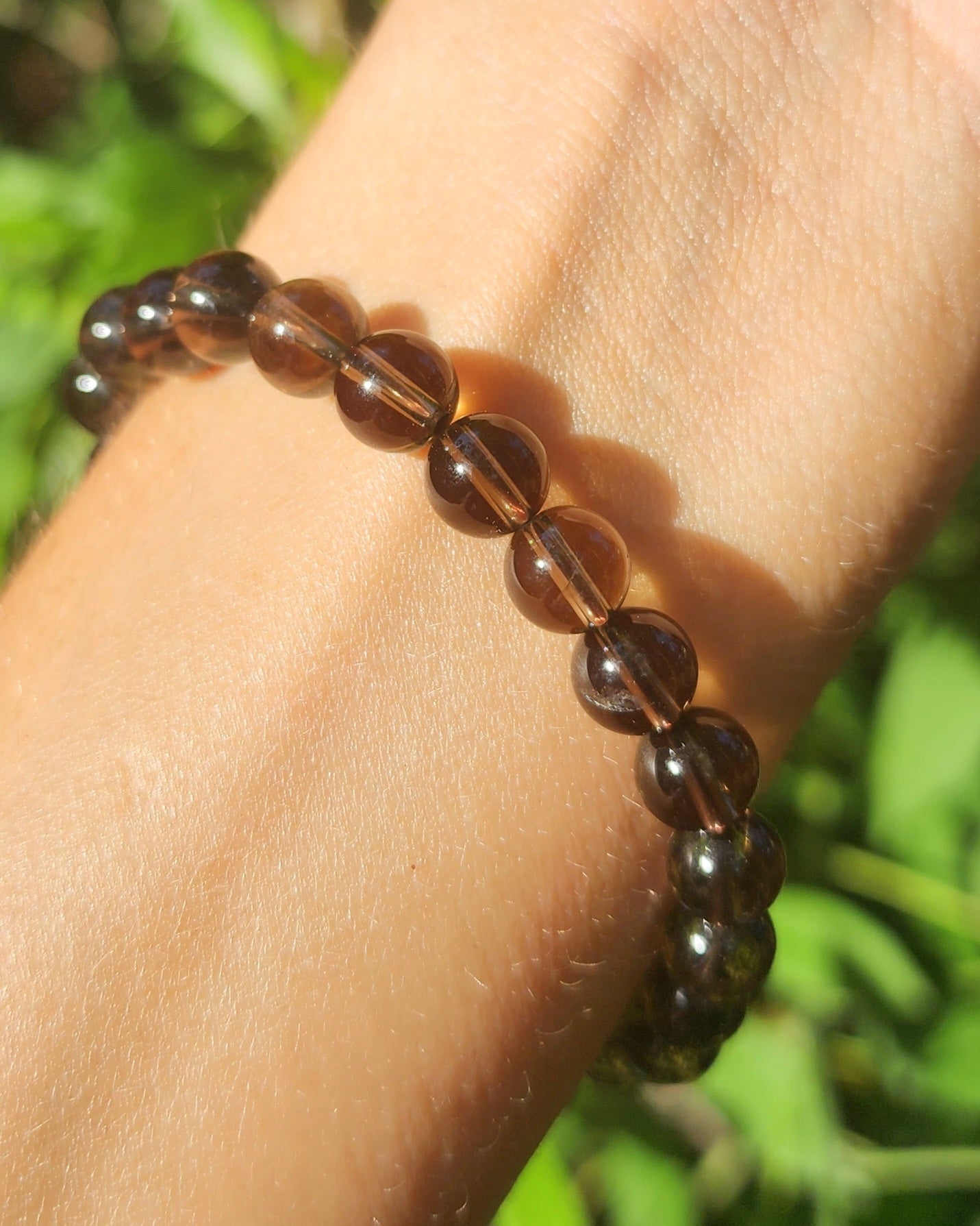 Smoky Quartz Stretchy Bracelet
