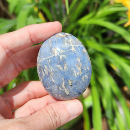 Blue Opal Palm Stone
