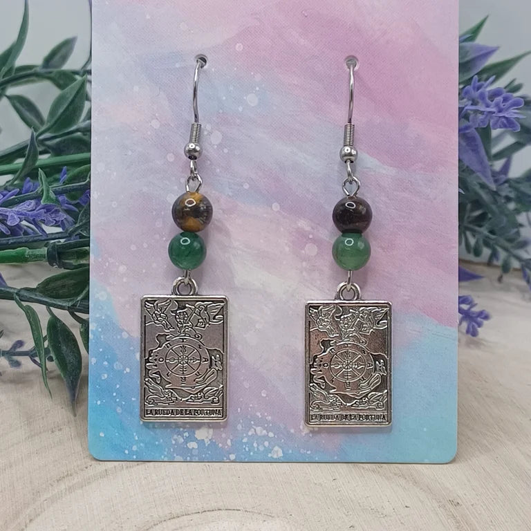 Tarot Card Earrings