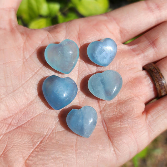 Aquamarine Mini Heart