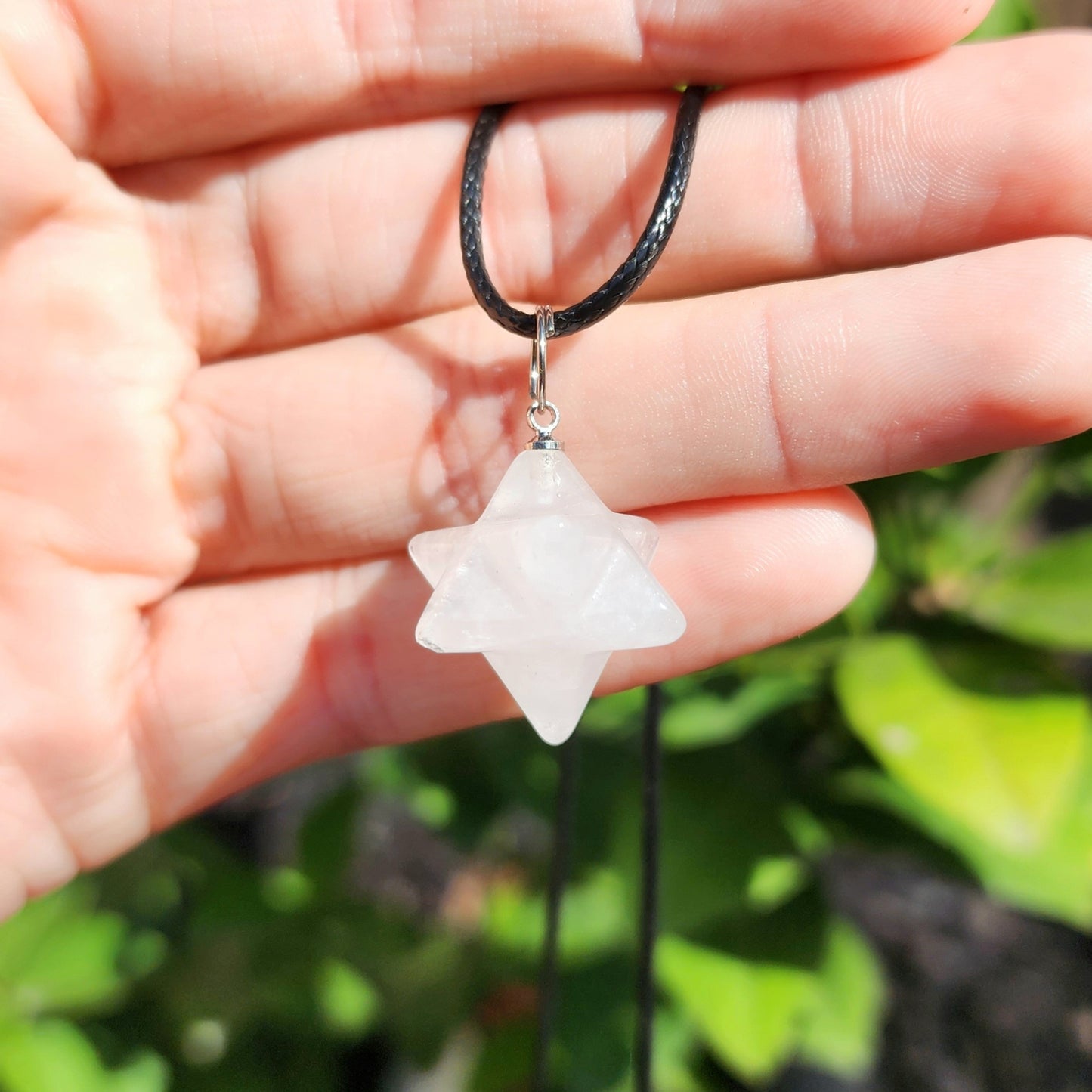 Clear Quartz Merkaba Pendant