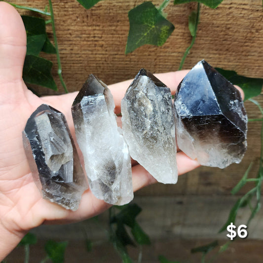 Raw Smoky Quartz Points