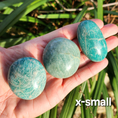 Amazonite Palm Stones