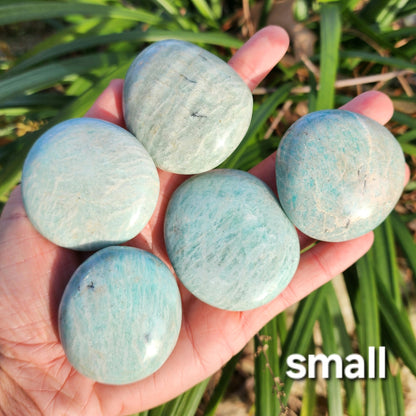 Amazonite Palm Stones