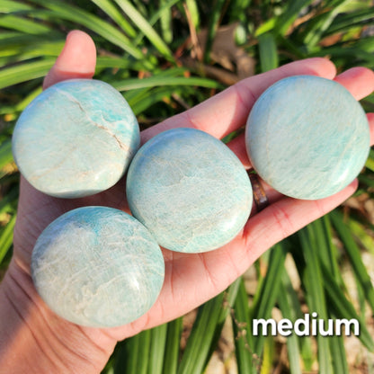 Amazonite Palm Stones