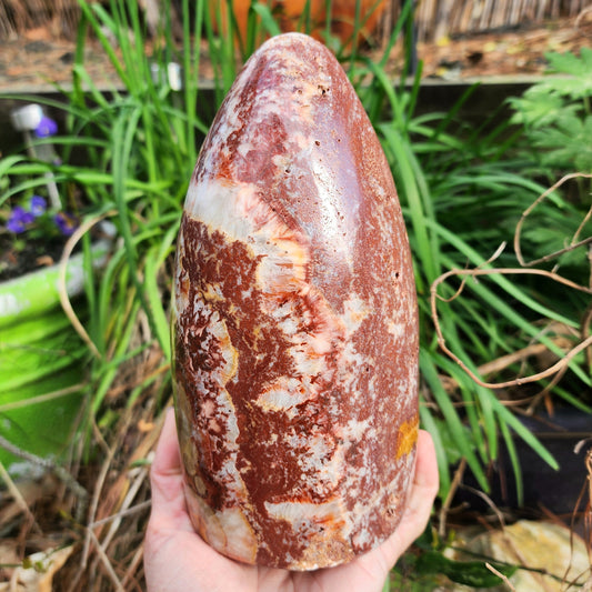 Red Banded Calcite Freeform