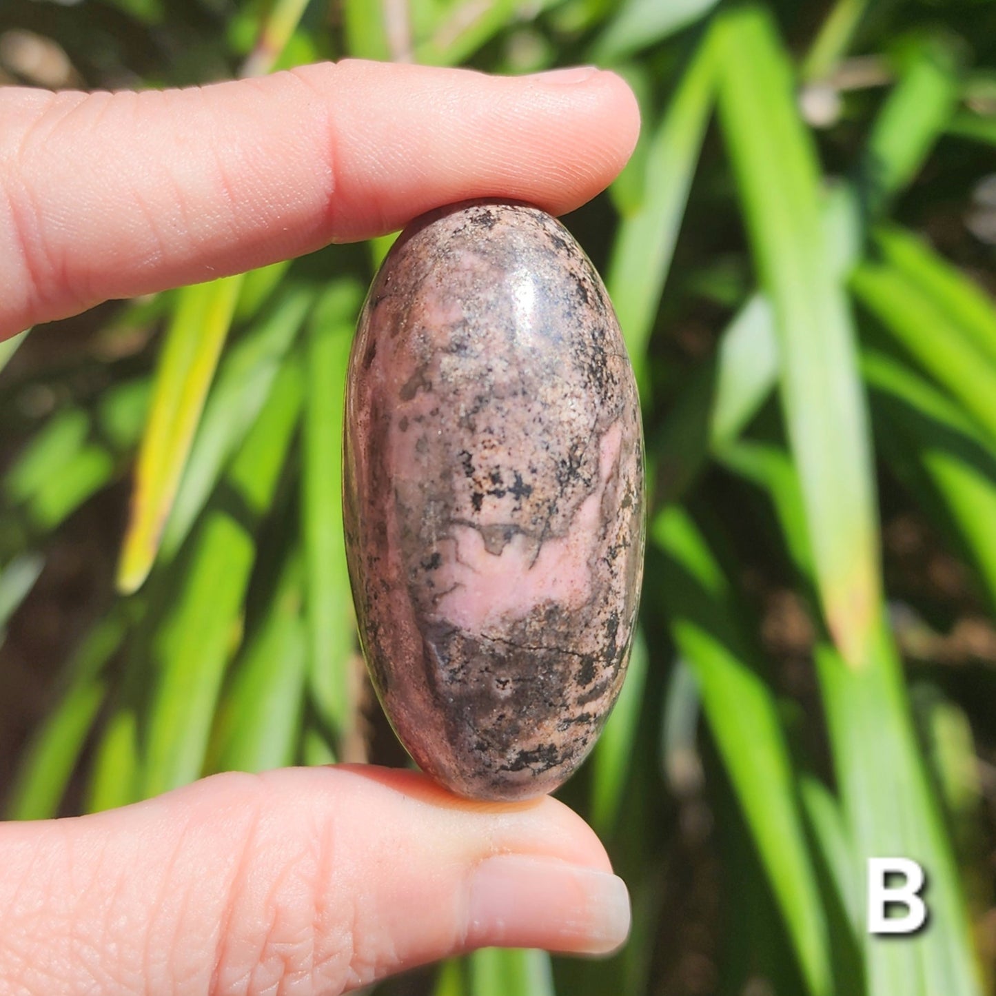 Rhodonite Shiva Lingam