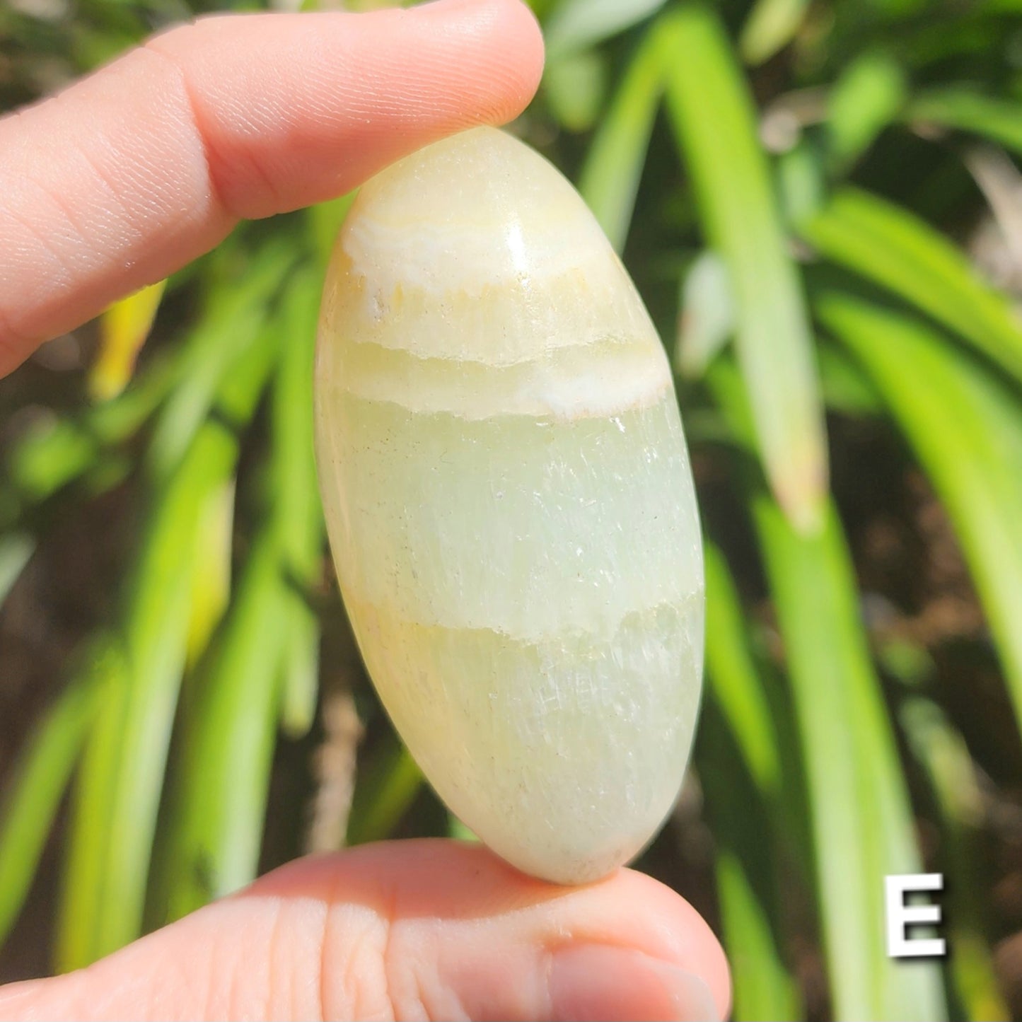 Pistachio Calcite Shiva Lingams