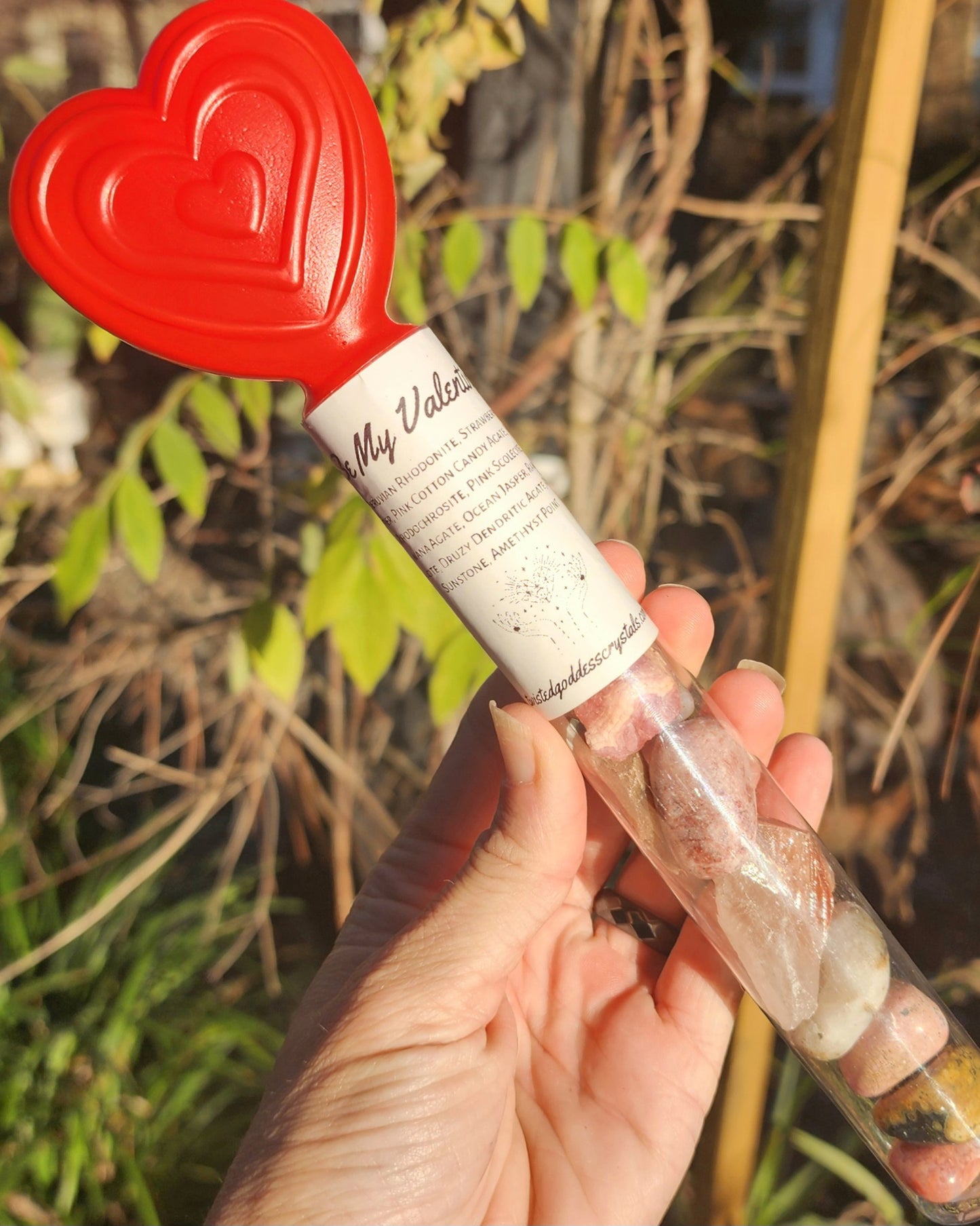 Valentine's Day Crystal Tube