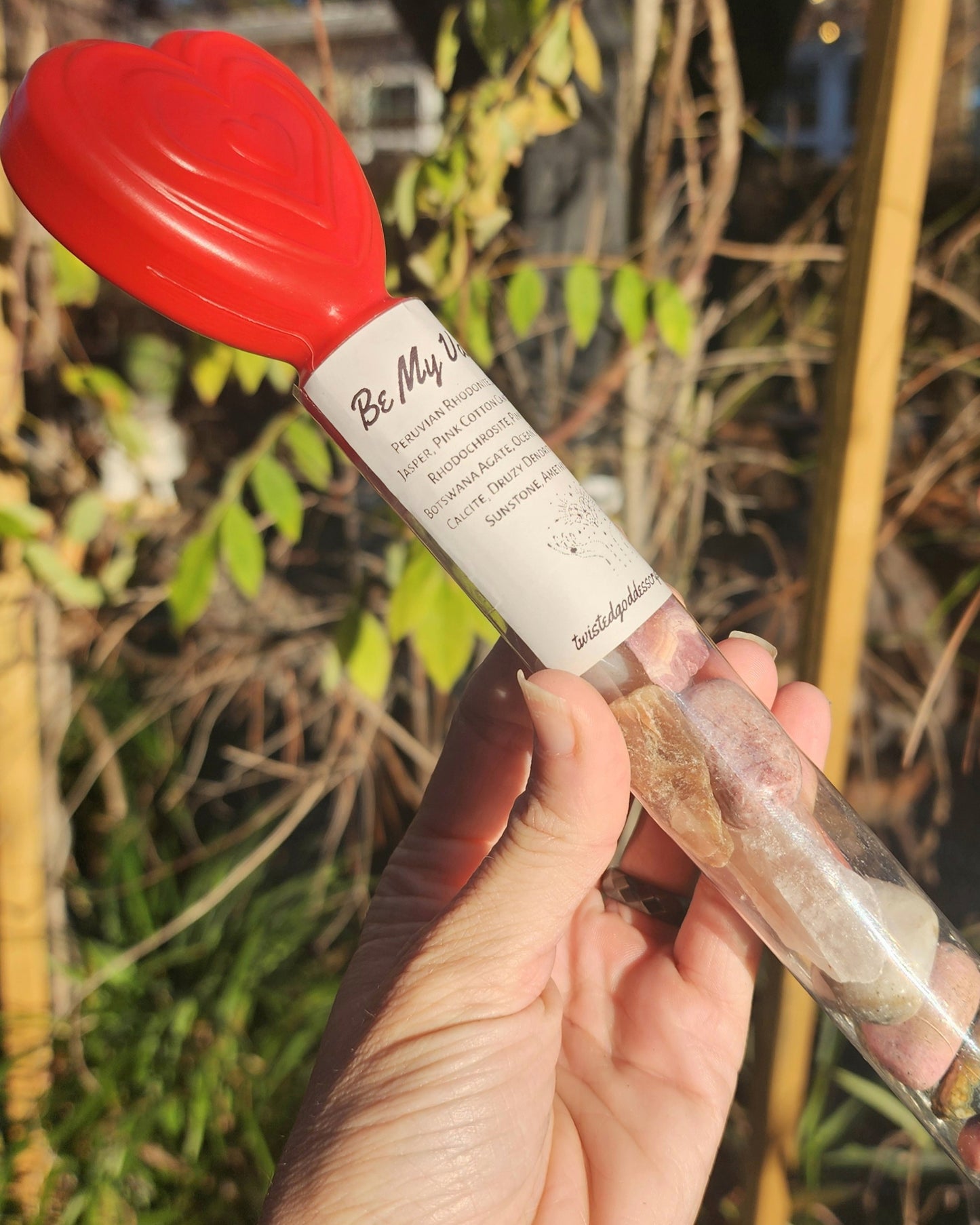 Valentine's Day Crystal Tube