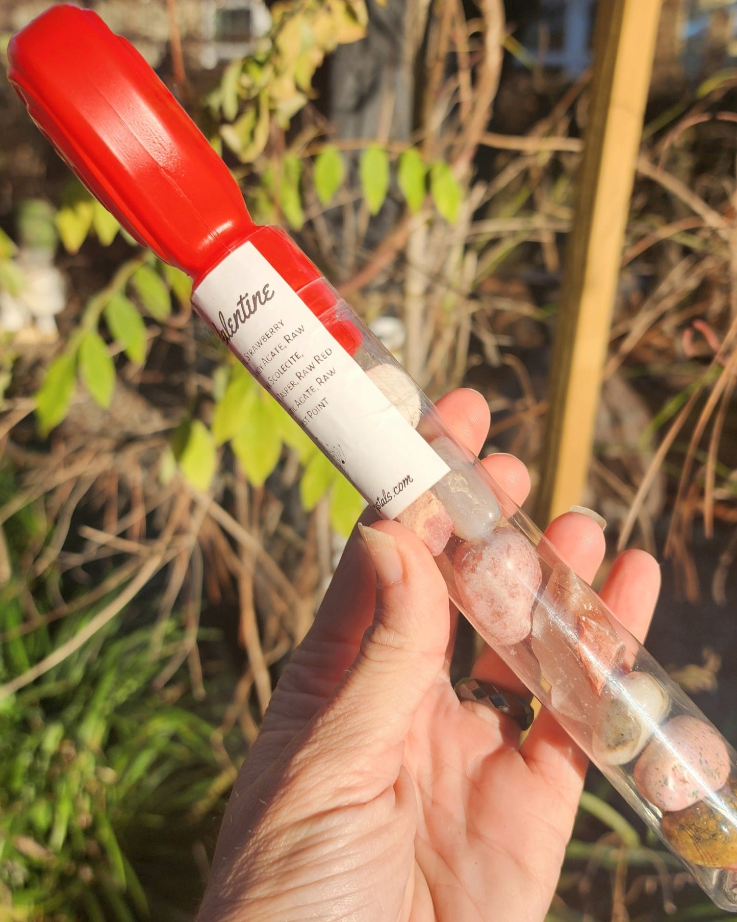 Valentine's Day Crystal Tube