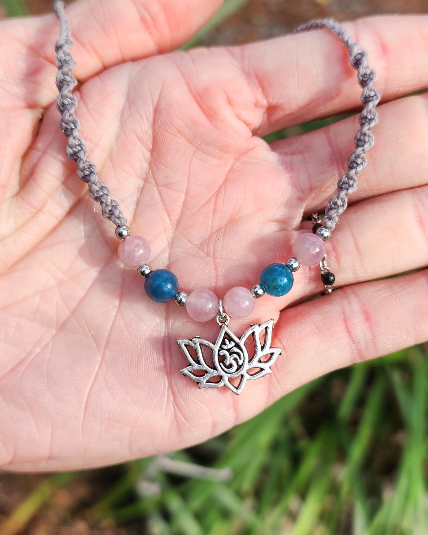 Lotus Macrame Choker or Fairy Crown