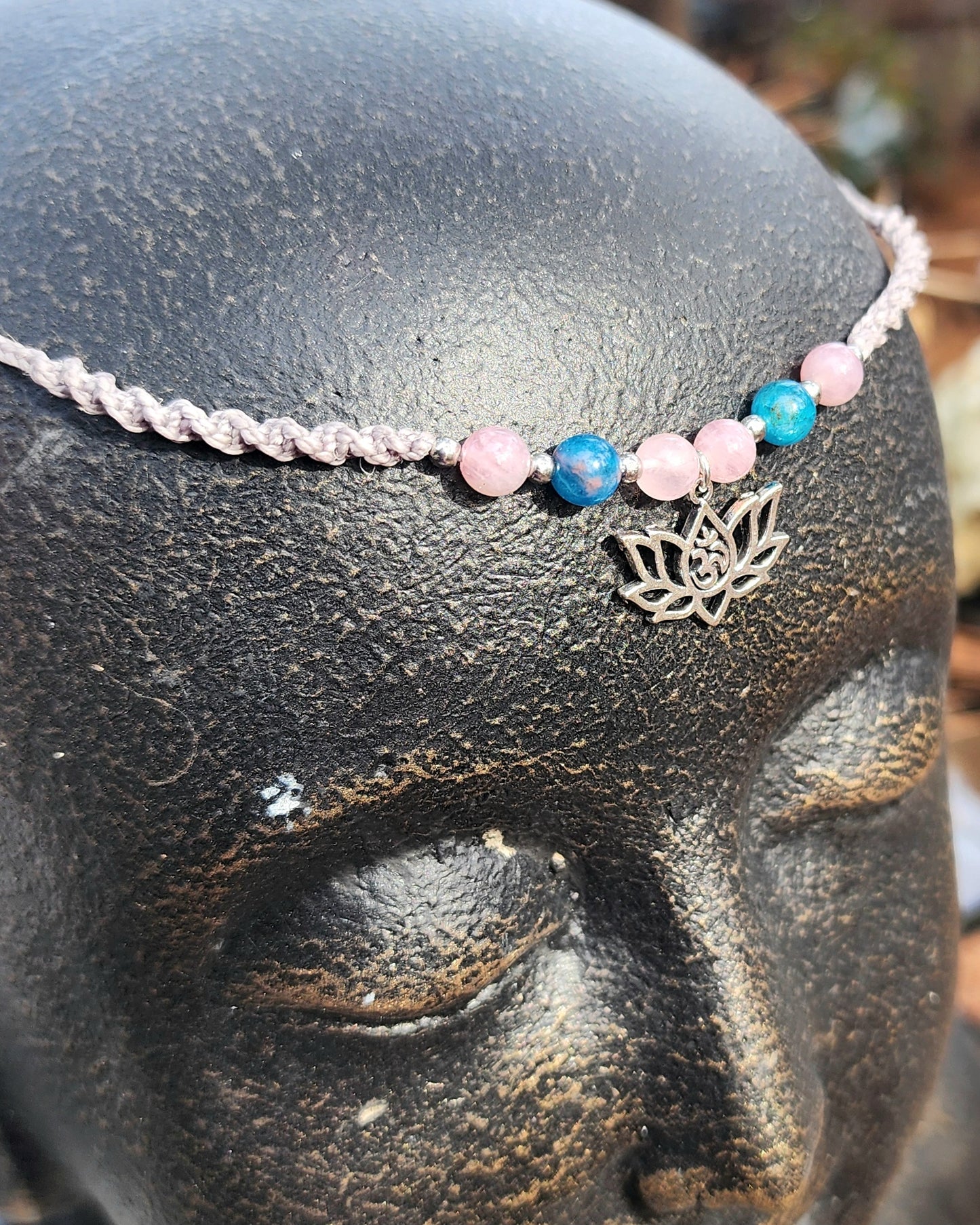 Lotus Macrame Choker or Fairy Crown