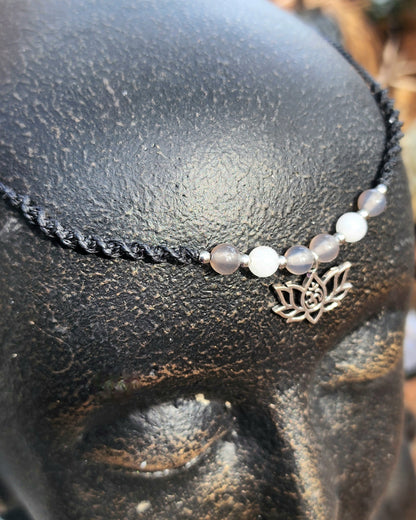 Lotus Macrame Choker or Fairy Crown