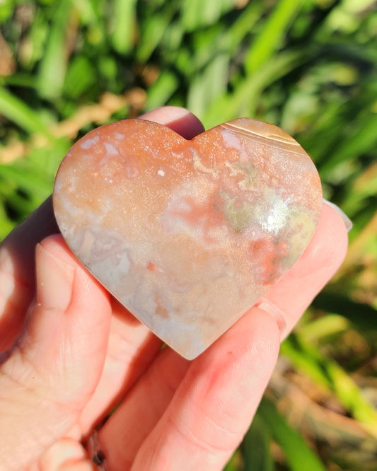 Sea Jasper Heart
