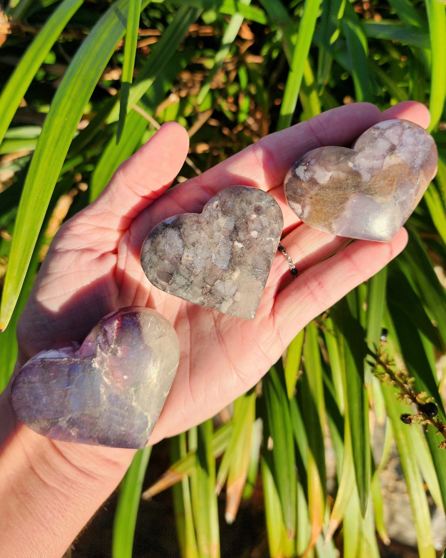 Gemmy Lepidolite Hearts