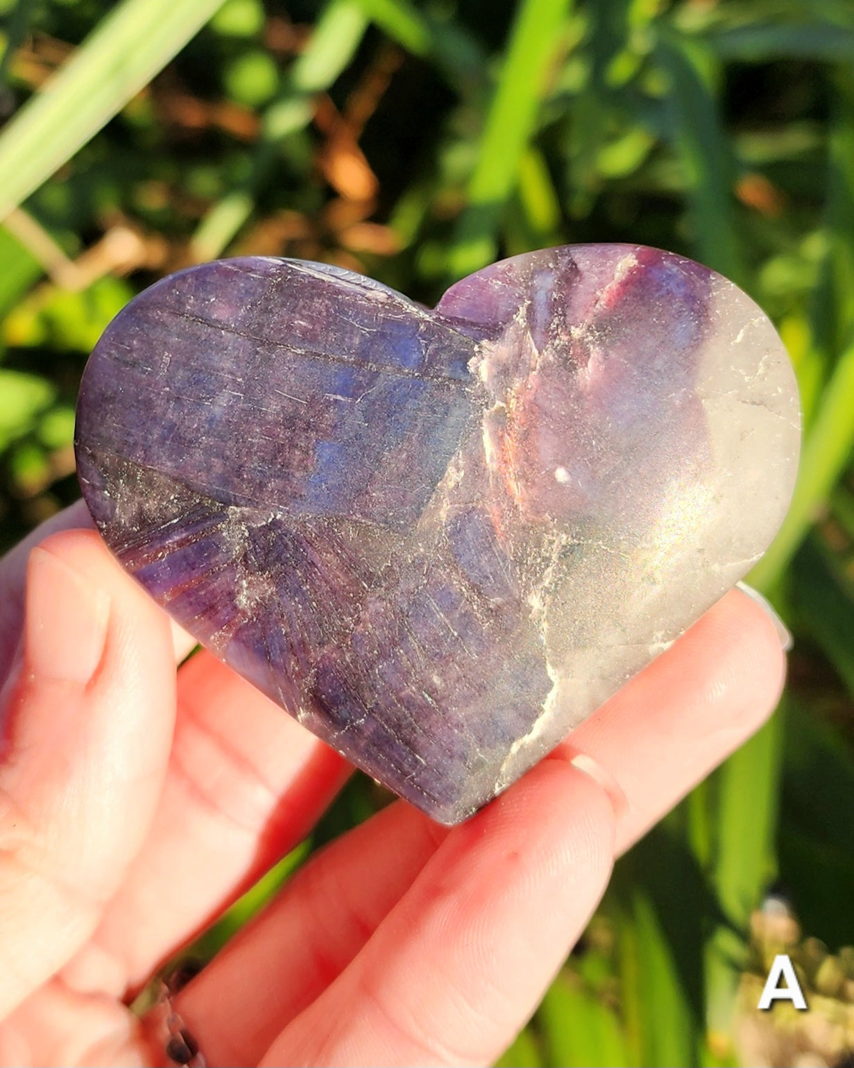 Gemmy Lepidolite Hearts