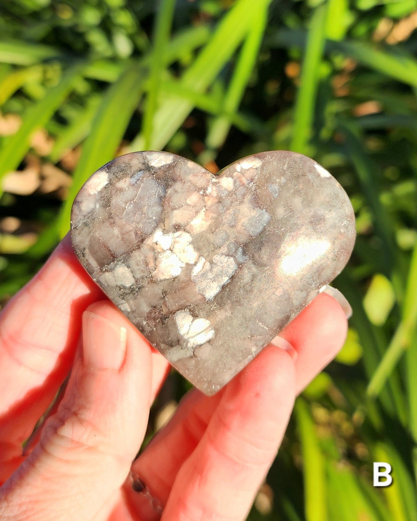 Gemmy Lepidolite Hearts