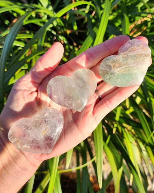 Fluorite Hearts