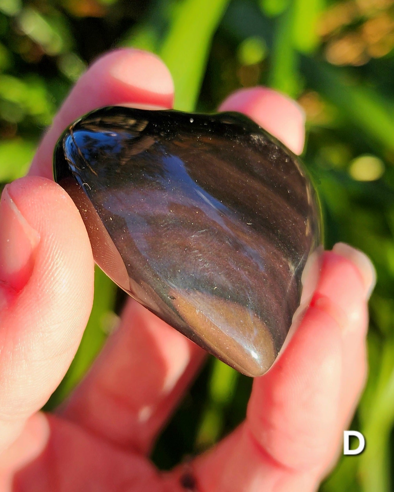 Rainbow Obsidian Hearts