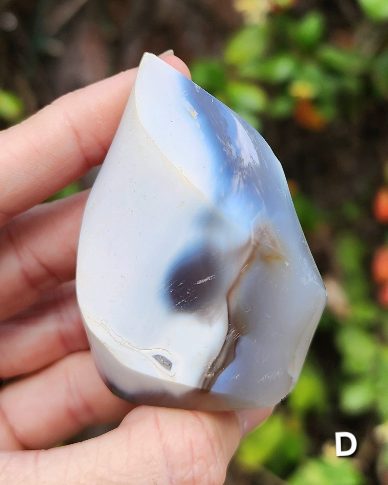 Orca Agate Flames