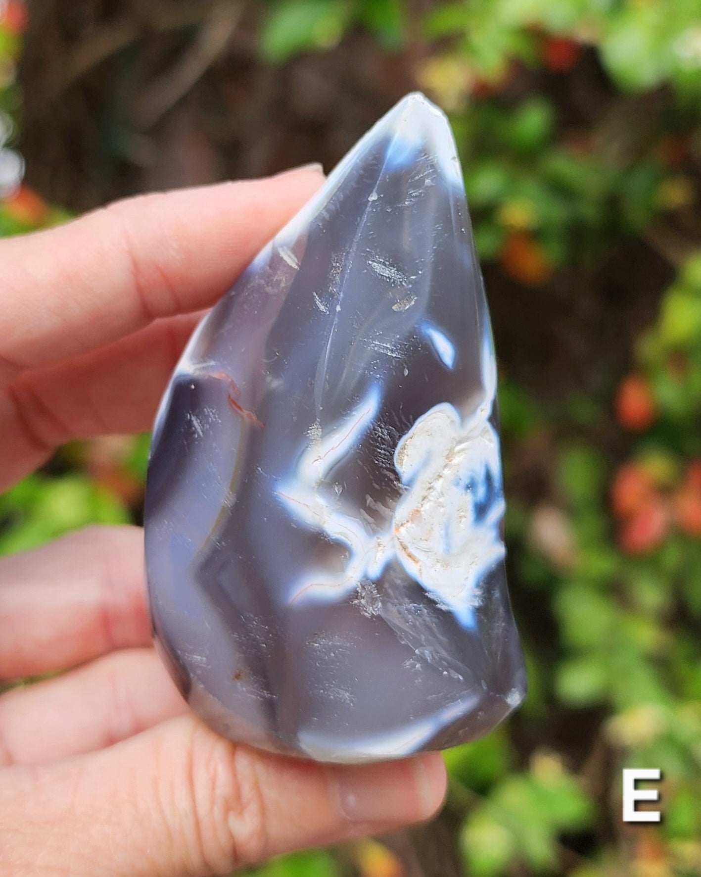 Orca Agate Flames