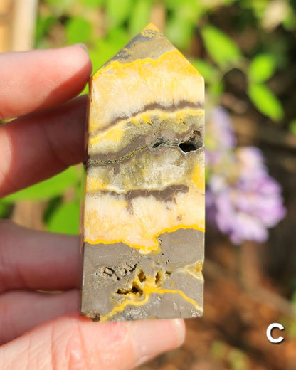 Bumblebee Jasper Obelisks