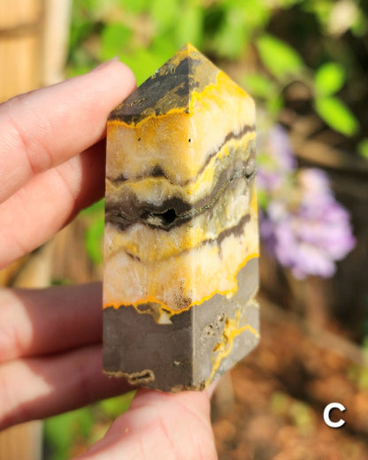 Bumblebee Jasper Obelisks