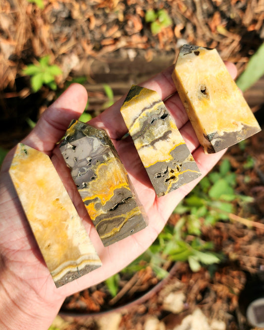 Bumblebee Jasper Obelisks