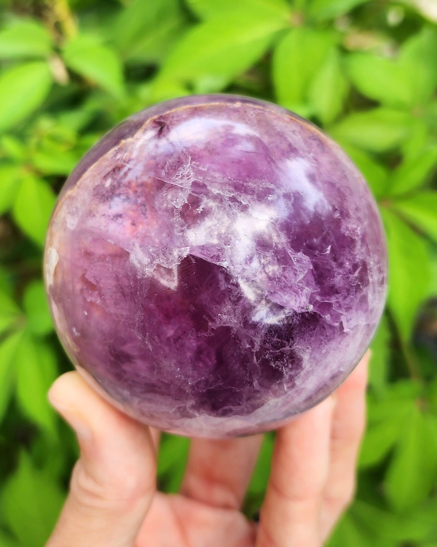 Purple Fluorite Sphere