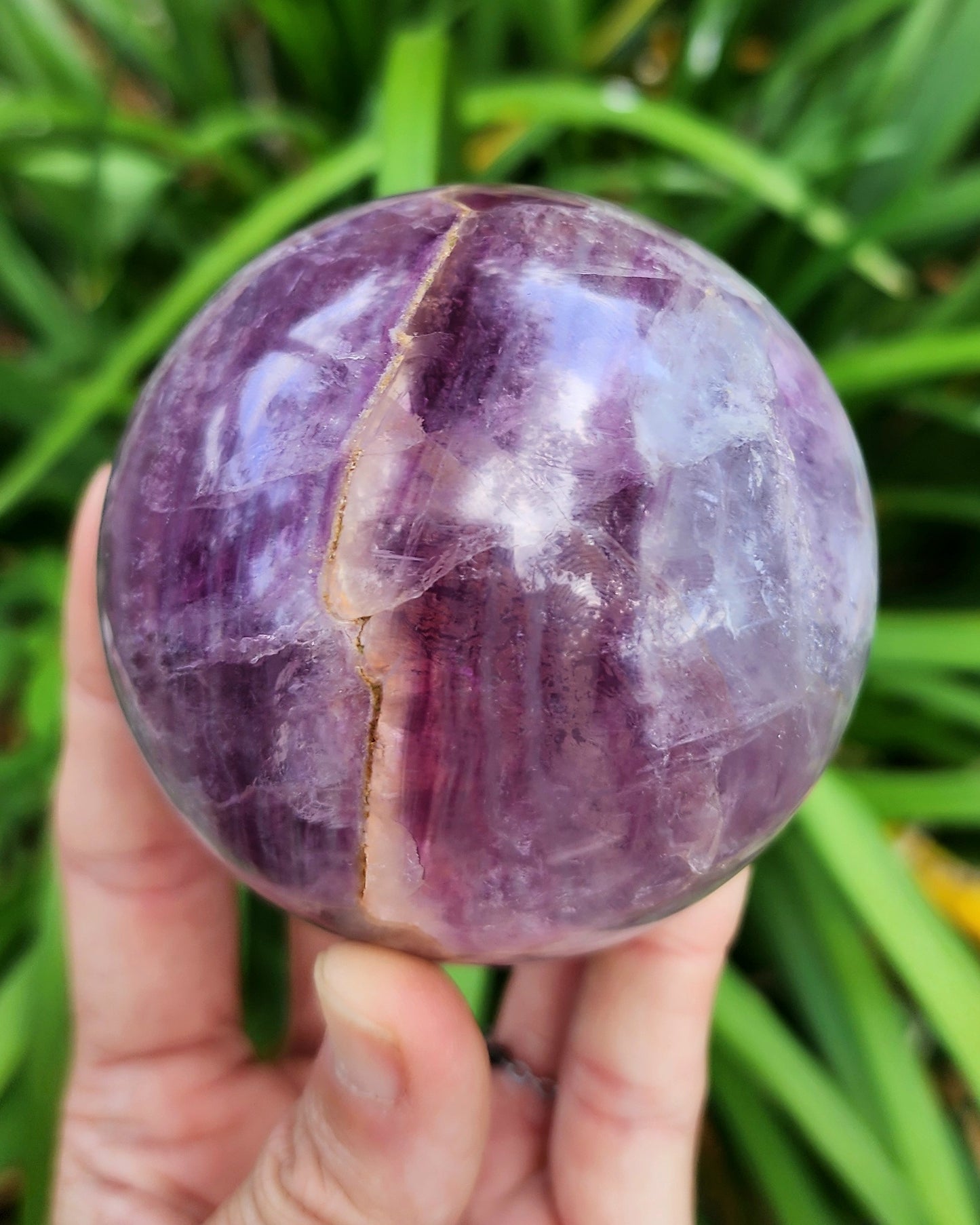 Purple Fluorite Sphere