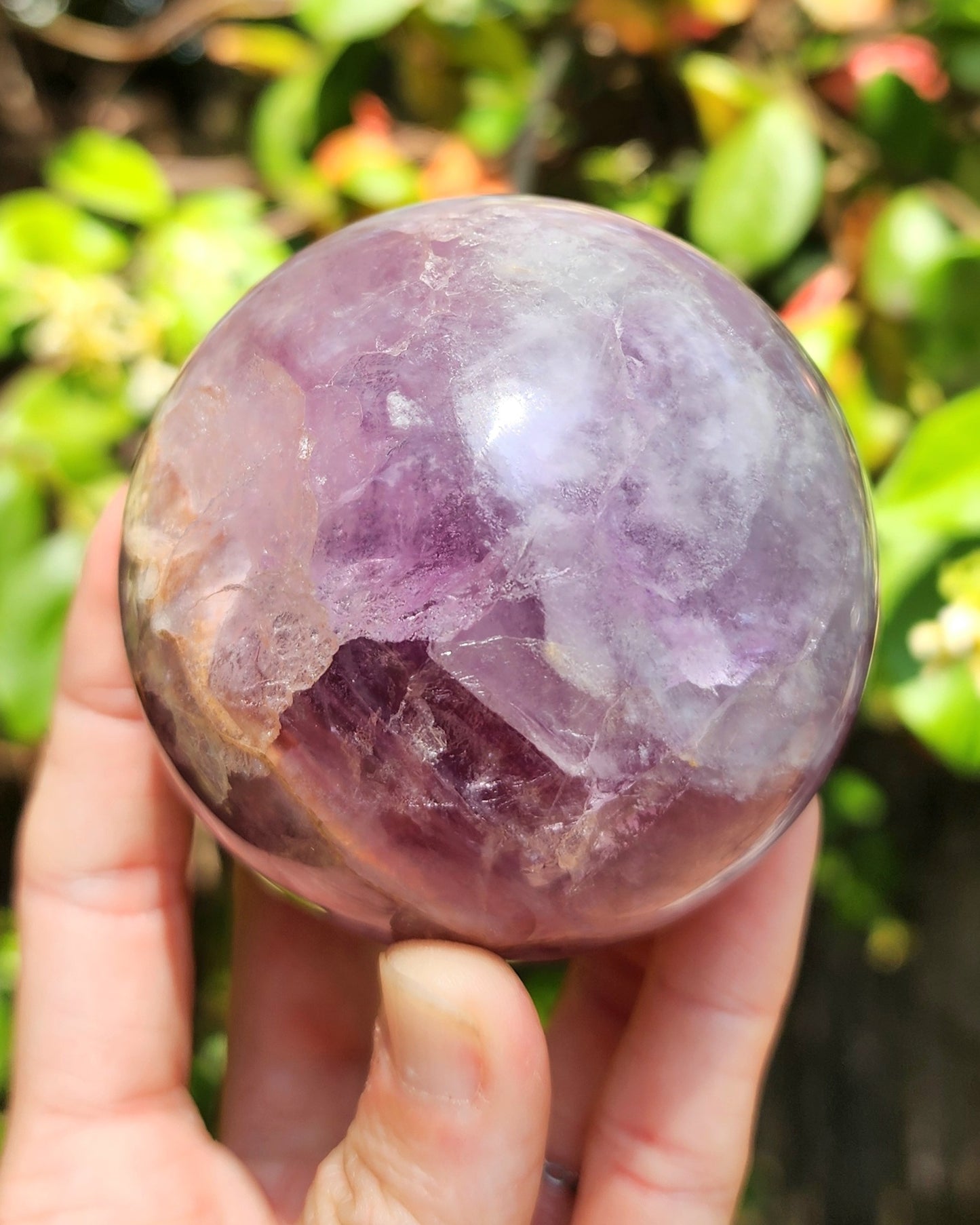Purple Fluorite Sphere