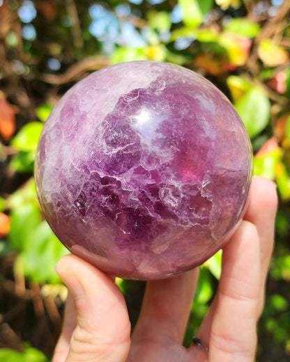 Purple Fluorite Sphere