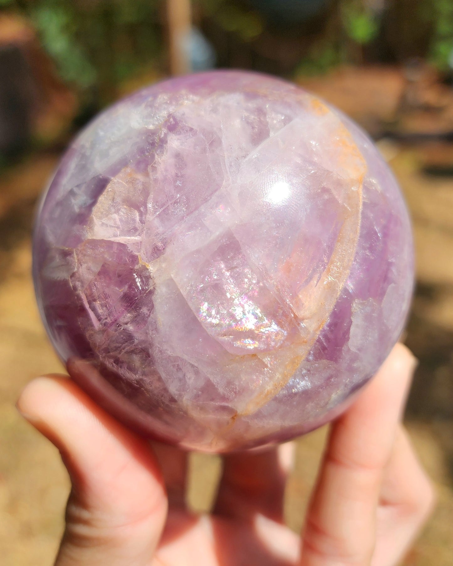 Purple Fluorite Sphere