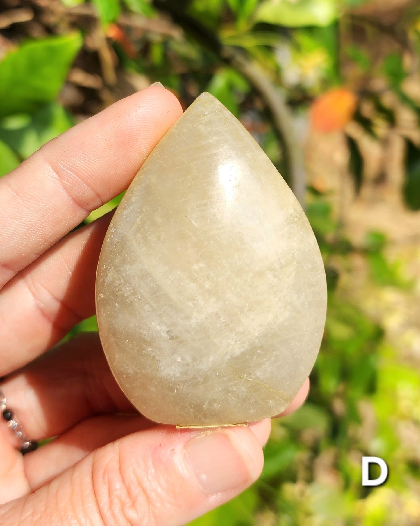 Rainbow Moonstone Arrow Shaped Flames