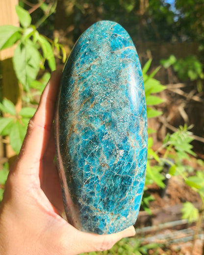 Large Blue Apatite Freeform