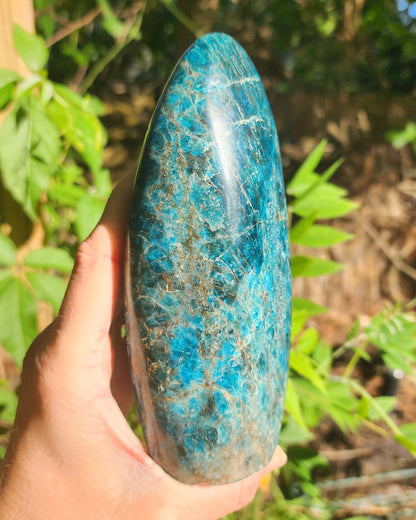 Large Blue Apatite Freeform