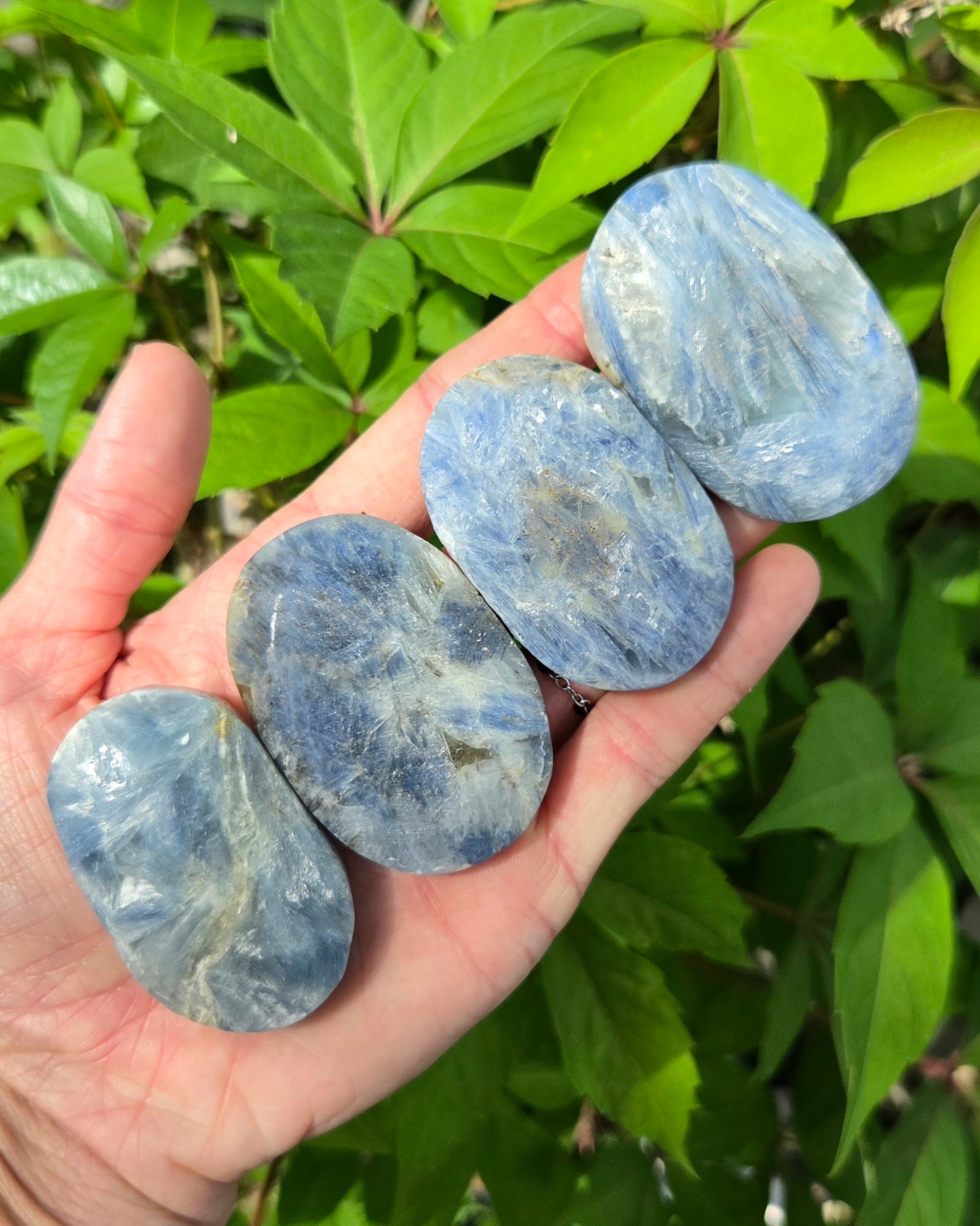 Blue Kyanite Palm Stone