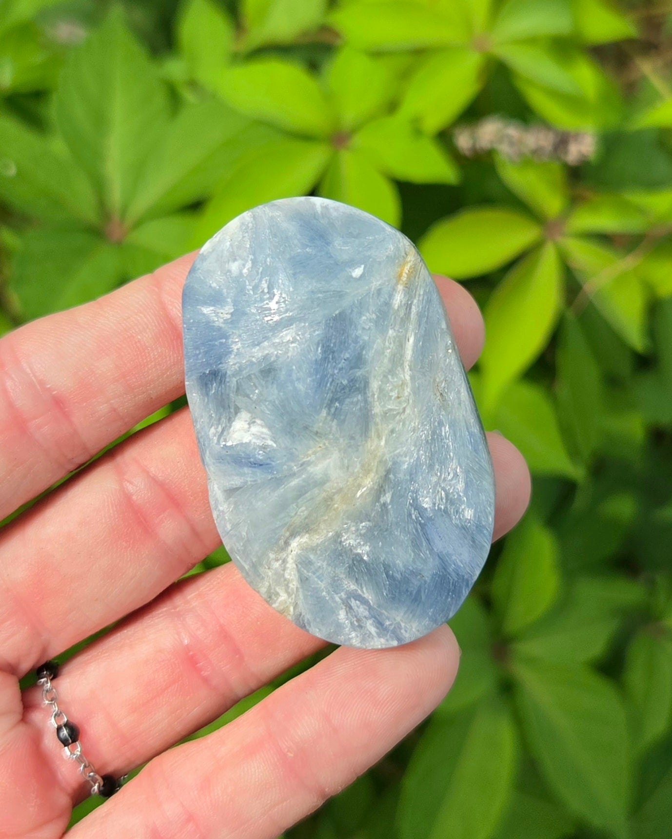 Blue Kyanite Palm Stone